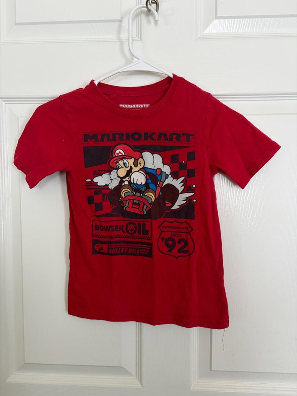 Nintendo Red Mario Kart Graphic Tee for Kids